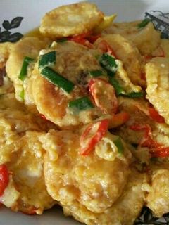 Foto resep Tofu telur asin