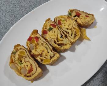 Update, Make Recipe Egg roll Delicious Nutritious