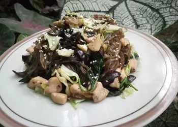 Resep Mudah Mi Aren Bumbu Japchae Enak Sempurna