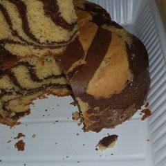 A picture of Zebra cake.