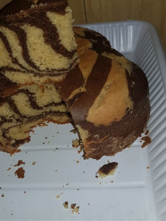 A picture of Zebra cake.