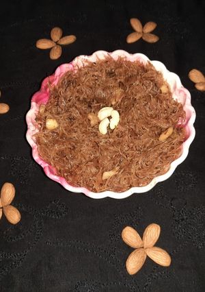 A picture of Sindhi Meethi seviyan.