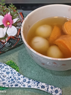 Foto resep 番薯汤圆糖水 Tang Yuan&Ubi kuah Jahe