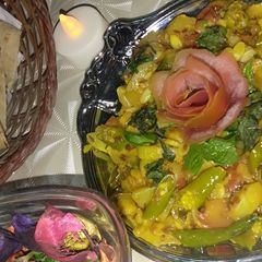 A picture of Hara masala lauki.