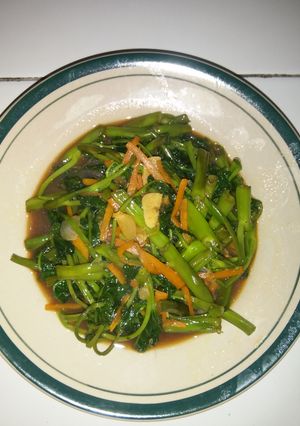 Foto resep Tumis kangkung dadakan ala bidan