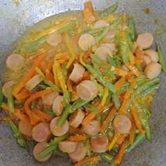 Foto resep Tumis buncis dan wortel bumbu kuning