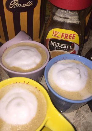 صورة لوصفة كابتشينو ☕️