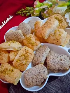 عکسی از دستور شیرینی نارگیلی با خمیر هزارلایه