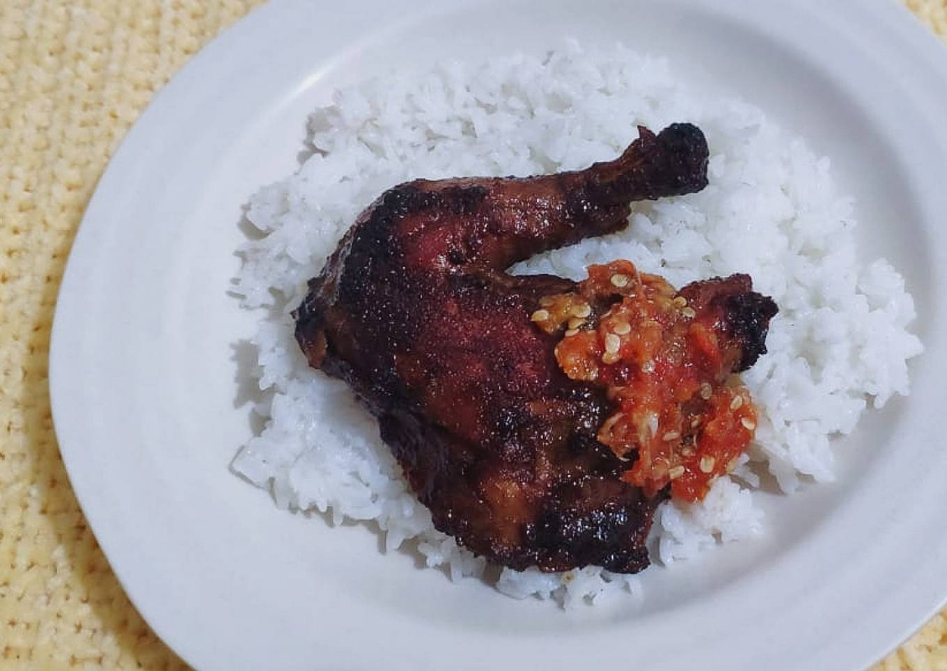 Ayam bakar si hitam manis