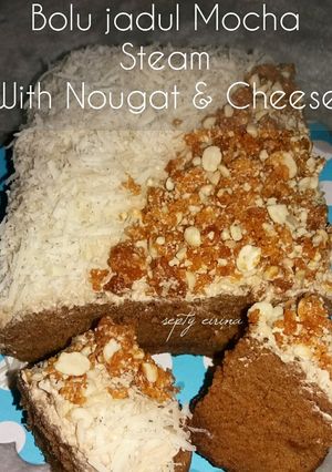 Foto resep Bolu jadul mocha with nougat & cheese