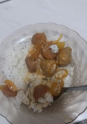 Foto resep Sosis dan bakso asam manis