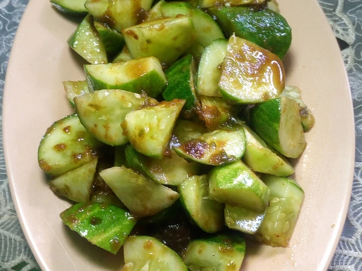 Cara Sederhana Membikin Resep  Reuceuh Bonteng (Timun) yang Bisa Manjain Lidah, Enak Banget