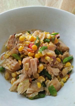 Foto resep Tumis ayam suwir jagung