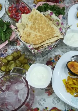 عکسی از دستور بادمجان شکم پر سالم
