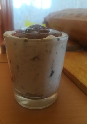 Una foto de Cheesecake de oreo