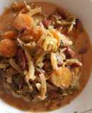 Coconut bean casserole