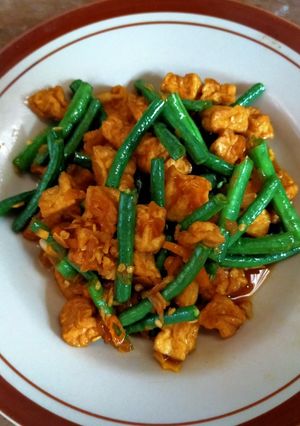 Foto resep Oseng Tahu Kacang Panjang