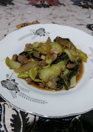 Foto resep Tumis daging pak coy