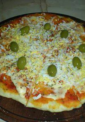 Una foto de Pizza casera