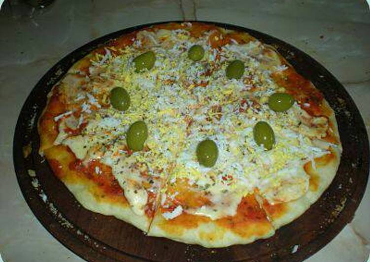 Pizza Casera Receta De Carlos Diaz Cookpad