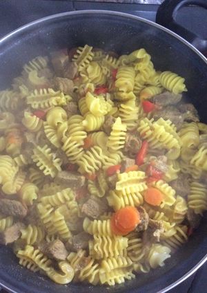 Una foto de Guiso de macarrones