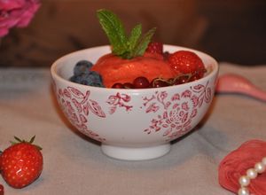 Une photo de Sorbet fraise (IG bas)