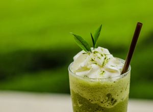 Una foto de Smoothie de té verde