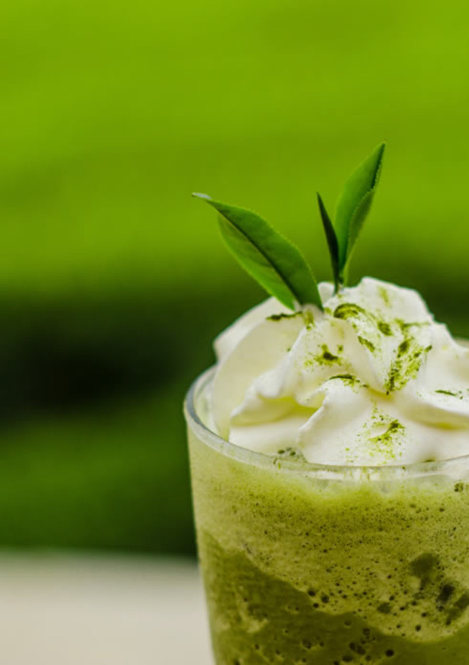 Una foto de Smoothie de té verde