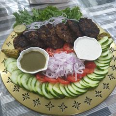 Chapli kabab A picture of Chapli kabab.