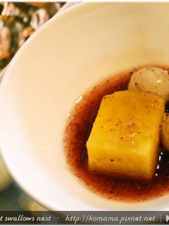 黑q紅酒地瓜甜湯.柯媽媽の植物燕窩 的食譜成品照片