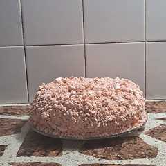 Una foto de Postre chajá especial rosa