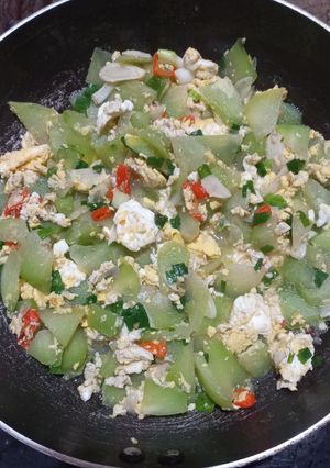 Foto resep Tumis labu siam & telur