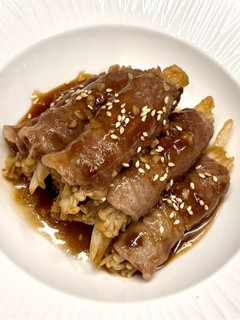 醬燒金針菇豬肉捲 的食譜成品照片