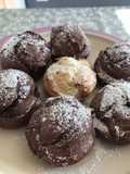 Muffins di ricotta...bicolor