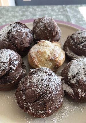 Foto di Muffins di ricotta...bicolor