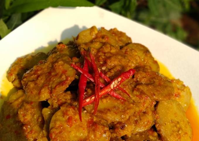 Rendang Jengkol Pedas Endeuss