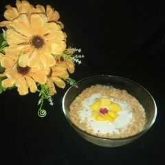 Mango fruit trifle A picture of Mango fruit trifle.
