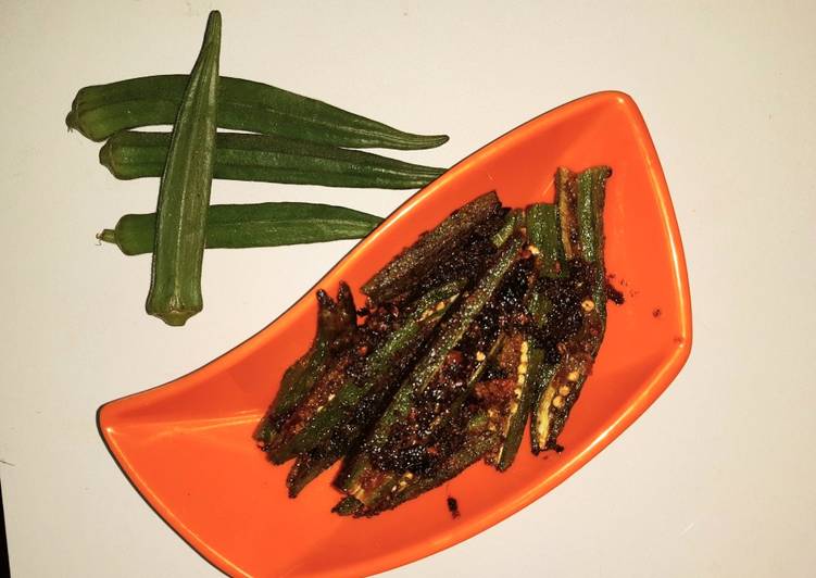 Recipe of Quick Stuffed masala bhindi