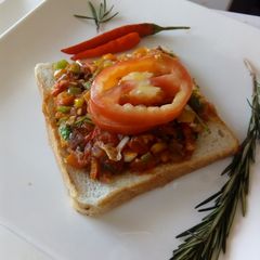 A picture of Bread Masala#Eldybreakfastcontes.