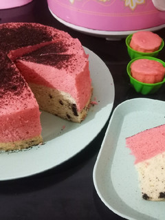 Foto resep Bolu Susu Oreo Merah Putih