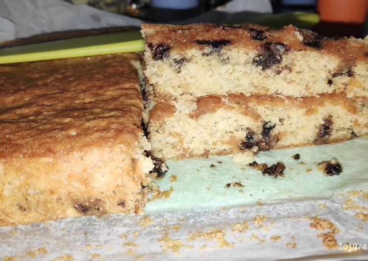 Bolu pisang choco super easy (tanpa mixer)