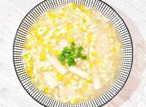 Foto resep Sup Jagung dengan Asparagus