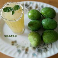 Aam panna (mango panna) A picture of Aam panna (mango panna).