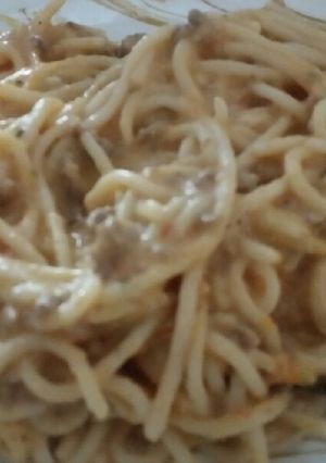 Una foto de Espagueti con carne