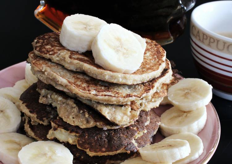 Pas à Préparer Fait maison Pancakes à la banane