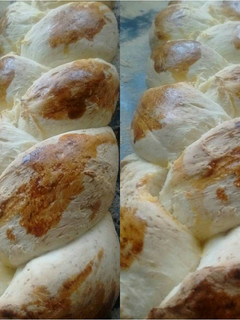 Una foto de Trenza de pan casero dulce 😎👌