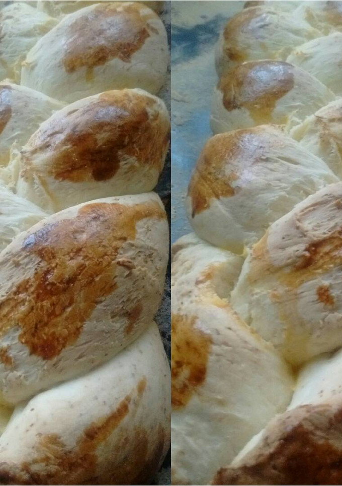 Una foto de Trenza de pan casero dulce 😎👌