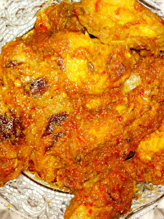 Foto resep Ayam bakar bumbu rujak