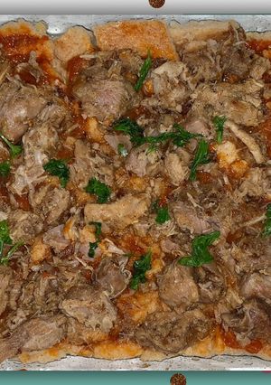 صورة لوصفة فتة اللحم بالخل والثوم على الطريقة المصرية 😍