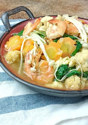 Foto resep Cah Sayur Kembang Kol dan Udang